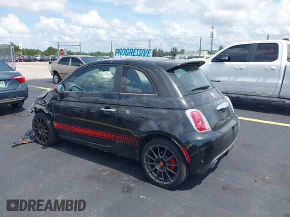 2012 FIAT 500 Abarth with VIN 3C3CFFFH6CT351907, listed as a IAAI auction lot 42385853 with 50,882 mi miles and . Bid and sale history available at DreamBid. Image 3.
