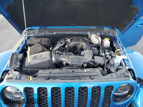 2023 Jeep Gladiator High Altitude with VIN 1C6HJTFG4PL562991, listed as a Copart auction lot 51530185 with 4,878 mi miles and Salvage title. Bid and sale history available at DreamBid. Image 12.