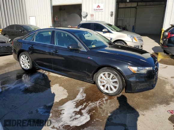 2013 Audi A6 3.0T Prestige with VIN WAUHGAFC5DN085669, listed as a Copart auction lot 84503214 with 47,083 mi miles and Salvage Title. Bid and sale history available at carsss.com. Image 4.