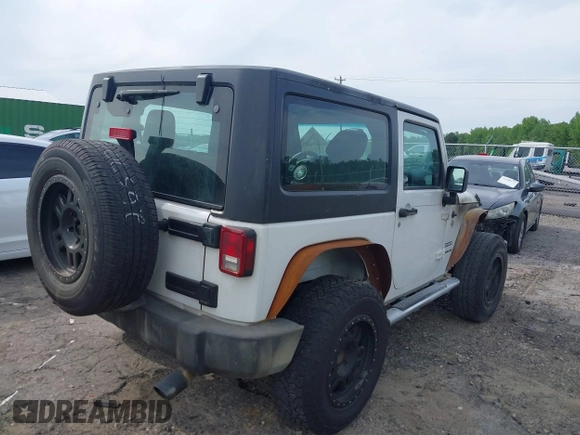 2012 Jeep Wrangler Sport with VIN 1C4AJWAG4CL214606, listed as a IAAI auction lot 42054857 with Not provided miles and . Bid and sale history available at DreamBid. Image 4.