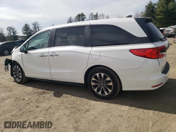 2024 Honda Odyssey EX-L с VIN 5FNRL6H62RB069216, выставлен на аукционе Copart как лот 49858955 с пробегом 7 578 миль миль и Списание • Salvage title. История ставок и продаж доступна на DreamBid. Изображение 2.