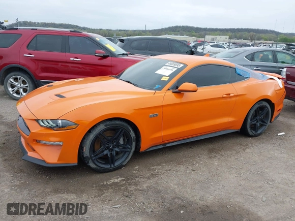 2021 Ford Mustang EcoBoost with VIN 1FA6P8TD5M5151336, listed as a IAAI auction lot 41916198 with 58,990 mi miles and . Bid and sale history available at DreamBid. Image 18.