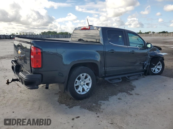 2018 Chevrolet Colorado 2WD LT with VIN 1GCGSCEA0J1208242, listed as a Copart auction lot 46184655 with 60,452 mi miles and Salvage Title. Bid and sale history available at DreamBid. Image 3.