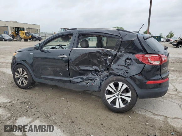 2013 Kia Sportage EX with VIN KNDPCCA20D7367081, listed as a Copart auction lot 57668845 with 116,137 mi miles and Salvage title. Bid and sale history available at DreamBid. Image 2.