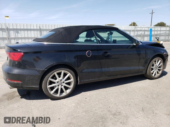2015 Audi A3 2.0T Premium Plus with VIN WAU3FLFF6F1110043, listed as a Copart auction lot 52631475 with 80,467 mi miles and Salvage Title. Bid and sale history available at carsss.com. Image 3.