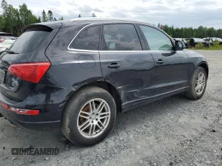 2012 Audi Q5 Premium with VIN WA1LKCFP4CA003411, listed as a Copart auction lot 57301035 with 270,590 mi miles and Salvage title. Bid and sale history available at DreamBid. Image 3.