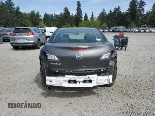 2010 Mazda 3 i Touring with VIN JM1BL1SG2A1308105, listed as a Copart auction lot 55952305 with 206,042 mi miles and Salvage Title. Bid and sale history available at DreamBid. Image 6.