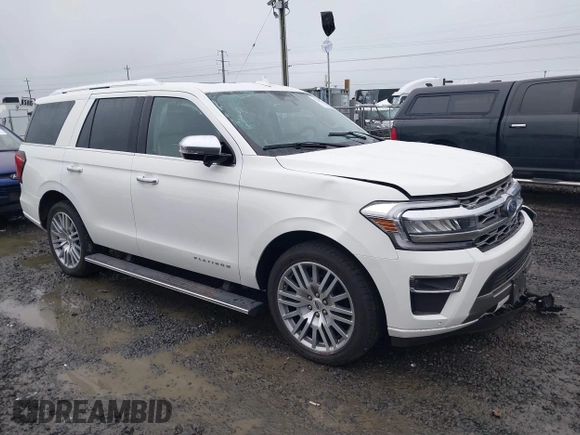 2023 Ford Expedition Platinum with VIN 1FMJU1M88PEA05387, listed as a IAAI auction lot 41247717 with 25,934 mi miles. Bid and sale history available at carsss.com. Image 1.