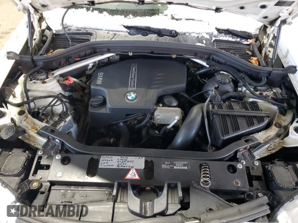 2013 BMW X3 xDrive28i with VIN 5UXWX9C56D0A31021, listed as a Copart auction lot 43621285 with Not Provided miles and Salvage Title. Bid and sale history available at DreamBid. Image 12.