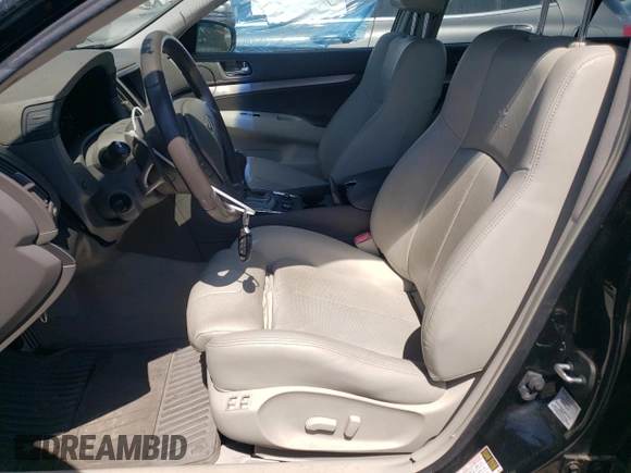 2010 Infiniti G37 x with VIN JN1CV6AR6AM460873, listed as a Copart auction lot 51182505 with 76,578 mi miles and Salvage Title. Bid and sale history available at DreamBid. Image 7.