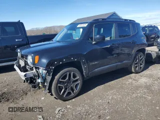 2021 Jeep Renegade Islander with VIN ZACNJDBB9MPM77273, listed as a Copart auction lot 46824635 with 26,867 mi miles and Salvage title. Bid and sale history available at DreamBid. Image 1.