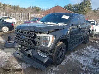 2022 Ford F-150 XL with VIN 1FTEW1EP4NFA34155, listed as a IAAI auction lot 41296303 with 29,699 mi miles. Bid and sale history available at carsss.com. Image 2.