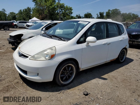 2008 Honda Fit with VIN JHMGD37448S804796, listed as a Copart auction lot 62469464 with 232,965 mi miles and Non Repairable. Bid and sale history available at carsss.com. Image 1.