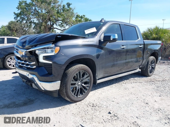 2024 Chevrolet Silverado 1500 LTZ with VIN 1GCUDGE86RZ157750, listed as a IAAI auction lot 41869533 with 28,092 mi miles and . Bid and sale history available at DreamBid. Image 18.