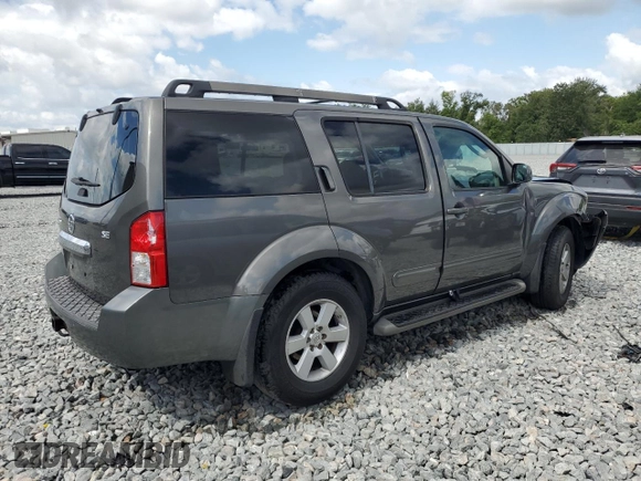 2008 Nissan Pathfinder S z VIN 5N1AR18B28C611885, wystawiony jako Copart lot #55053275 z przebiegiem 199 434 mil mil oraz Szkoda całkowita • Salvage title. Historia ofert i sprzedaży dostępna na DreamBid. Obrazek 3.