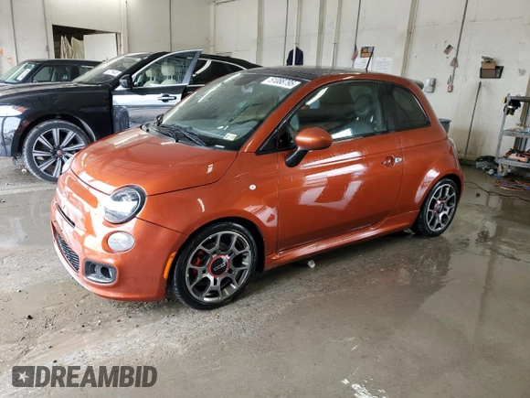 2013 FIAT 500 Sport with VIN 3C3CFFBRXDT754532, listed as a Copart auction lot 51088795 with 110,529 mi miles and Clean Title. Bid and sale history available at carsss.com. Image 1.