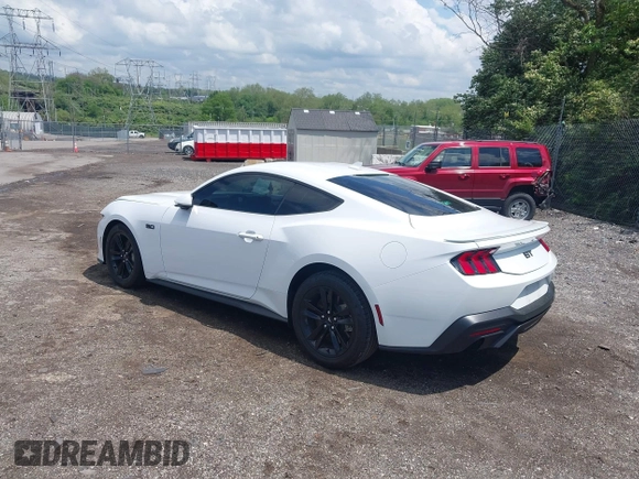 2024 Ford Mustang GT with VIN 1FA6P8CF0R5411649, listed as a IAAI auction lot 42205236 with 22,362 mi miles and . Bid and sale history available at DreamBid. Image 3.