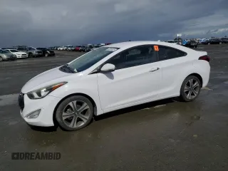 2014 Hyundai Elantra Coupe with VIN KMHDH6AH4EU029286, listed as a Copart auction lot 49091825 with 54,017 mi miles and Salvage Title. Bid and sale history available at carsss.com. Image 1.