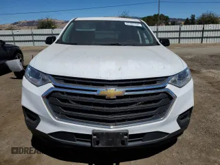 2021 Chevrolet Traverse LS with VIN 1GNERFKWXMJ184046, listed as a Copart auction lot 67483104 with 50,394 mi miles and Salvage Title. Bid and sale history available at carsss.com. Image 5.