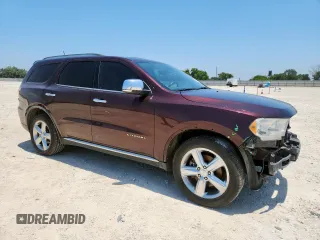 2012 Dodge Durango Citadel with VIN 1C4SDHET0CC120012, listed as a Copart auction lot 60443145 with 179,772 mi miles and Salvage title. Bid and sale history available at DreamBid. Image 4.