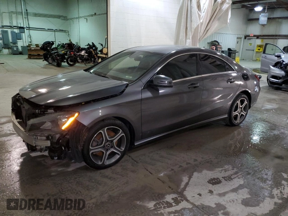 2018 Mercedes-Benz CLA with VIN WDDSJ4EB3JN683295, listed as a Copart auction lot 53236623 with 31,337 mi miles. Bid and sale history available at carsss.com. Image 1.
