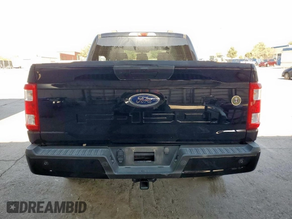 2021 Ford F-150 XL with VIN 1FTFW1E54MFC29139, listed as a Copart auction lot 58567465 with 54,551 mi miles and Salvage title. Bid and sale history available at DreamBid. Image 6.