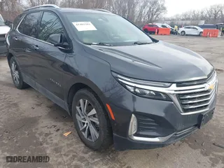 2022 Chevrolet Equinox Premier with VIN 3GNAXNEV3NS183774, listed as a IAAI auction lot 41481281 with 94,913 mi miles. Bid and sale history available at carsss.com. Image 1.