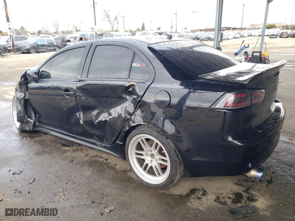 2010 Mitsubishi Lancer GTS with VIN JA32U8FW7AU001727, listed as a Copart auction lot 48228595 with 197511 miles and Salvage Title. Bid and sale history available at carsss.com. Image 2.