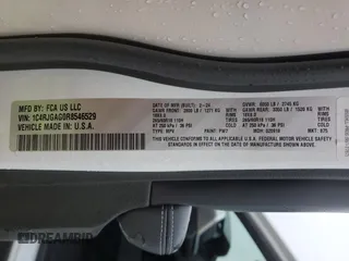 2024 Jeep Grand Cherokee Altitude with VIN 1C4RJGAG0R8546529, listed as a Copart auction lot 41863845 with 20,096 mi miles and Salvage title. Bid and sale history available at DreamBid. Image 13.