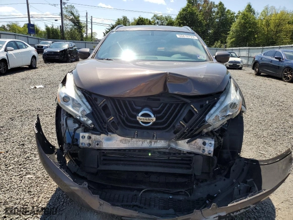 2017 Nissan Murano Platinum with VIN 5N1AZ2MH0HN116122, listed as a Copart auction lot 66810724 with 112,094 mi miles and Salvage Title. Bid and sale history available at carsss.com. Image 5.