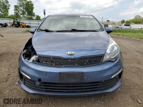 2016 Kia Rio LX with VIN KNADM4A35G6674946, listed as a Copart auction lot 56012124 with 110,647 mi miles and Salvage Title. Bid and sale history available at carsss.com. Image 5.