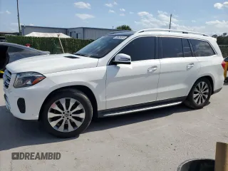 2019 Mercedes-Benz GLS 450 with VIN 4JGDF6EE5KB224357, listed as a Copart auction lot 56689304 with 84,243 mi miles and Salvage Title. Bid and sale history available at DreamBid. Image 1.
