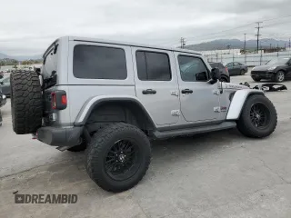 2018 Jeep Wrangler Unlimited Rubicon z VIN 1C4HJXFG9JW237646, wystawiony jako Copart lot #52906915 z przebiegiem 43 667 mil mil oraz Szkoda całkowita • Salvage title. Historia ofert i sprzedaży dostępna na DreamBid. Obrazek 3.