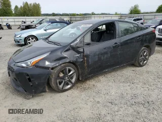 2020 Toyota Prius L Eco with VIN JTDKARFU6L3115953, listed as a Copart auction lot 54954335 with Not provided miles and Salvage title. Bid and sale history available at DreamBid. Image 1.