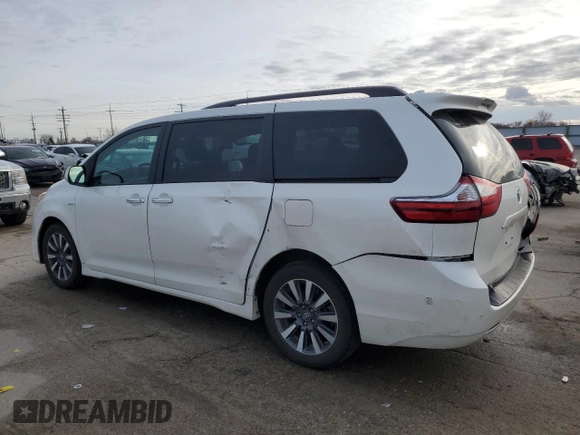 2018 Toyota Sienna XLE with VIN 5TDDZ3DC7JS198250, listed as a Copart auction lot 45917405 with 119,381 mi miles and Salvage Title. Bid and sale history available at carsss.com. Image 2.