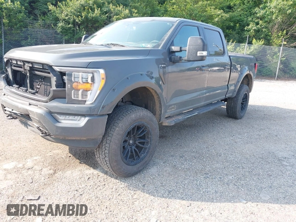 2021 Ford F-150 XL with VIN 1FTFW1E85MKD35973, listed as a IAAI auction lot 42381874 with 57,982 mi miles and . Bid and sale history available at DreamBid. Image 2.