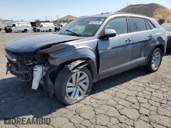 2021 Volkswagen Atlas SE with VIN 1V2KE2CA7MC230079, listed as a Copart auction lot 59273725 with 52,277 mi miles and Clean title. Bid and sale history available at DreamBid. Image 1.