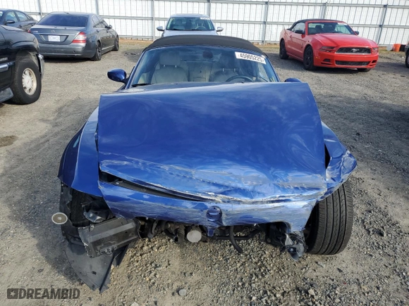 2006 BMW Z4 3.0i with VIN 4USBU33536LW59360, listed as a Copart auction lot 45905225 with 0 mi miles and Salvage Title. Bid and sale history available at carsss.com. Image 5.