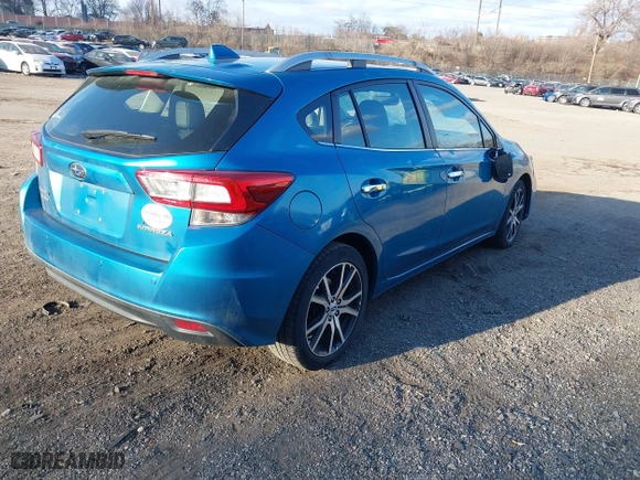 2019 Subaru Impreza Limited with VIN 4S3GTAT60K3716152, listed as a IAAI auction lot 41327162 with 107,832 mi miles. Bid and sale history available at carsss.com. Image 3.