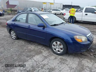 2009 Kia Spectra EX with VIN KNAFE222995638170, listed as a IAAI auction lot 42529446 with 158,702 mi miles and . Bid and sale history available at DreamBid. Image 1.