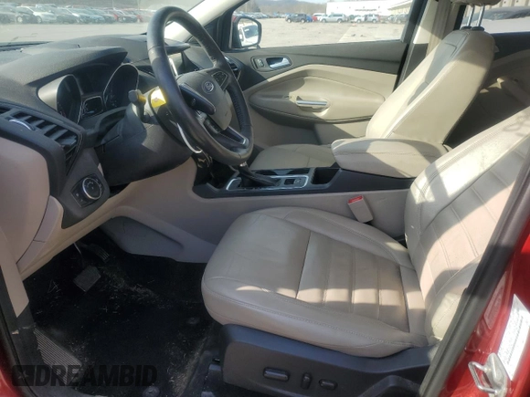 2017 Ford Escape Titanium with VIN 1FMCU0J99HUA37823, listed as a Copart auction lot 48224185 with 133,633 mi miles and Salvage Title. Bid and sale history available at DreamBid. Image 7.