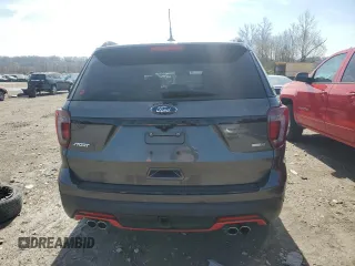 2018 Ford Explorer Sport with VIN 1FM5K8GT0JGB41704, listed as a Copart auction lot 50730935 with 92,621 mi miles and Salvage Title. Bid and sale history available at DreamBid. Image 6.