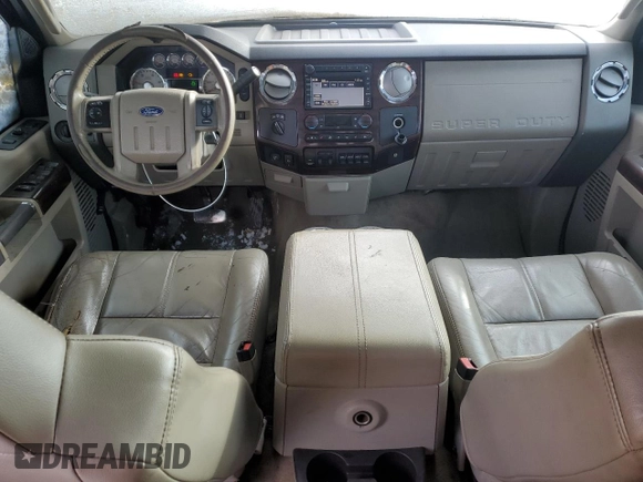 2008 Ford F-250 XL with VIN 1FTSW21R48EB32306, listed as a Copart auction lot 82715844 with 263,713 mi miles and Salvage title. Bid and sale history available at DreamBid. Image 8.