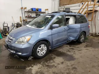 2006 Honda Odyssey EX-L with VIN 5FNRL38686B110104, listed as a Copart auction lot 44711765 with 231,197 mi miles and Salvage Title. Bid and sale history available at carsss.com. Image 1.