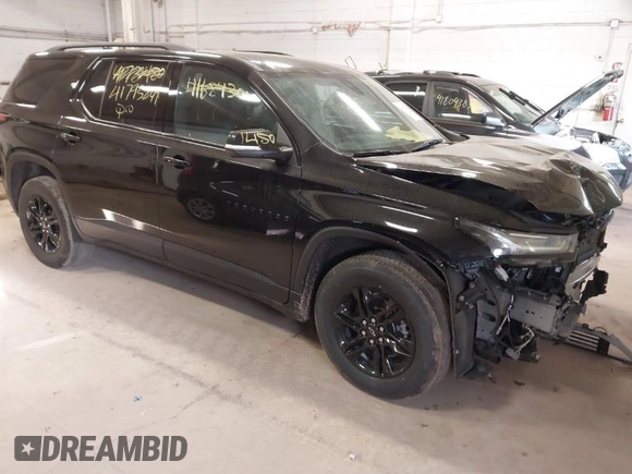 2023 Chevrolet Traverse LT Leather with VIN 1GNEVHKW5PJ164766, listed as a IAAI auction lot 41793249 with 39,163 mi miles. Bid and sale history available at carsss.com. Image 1.