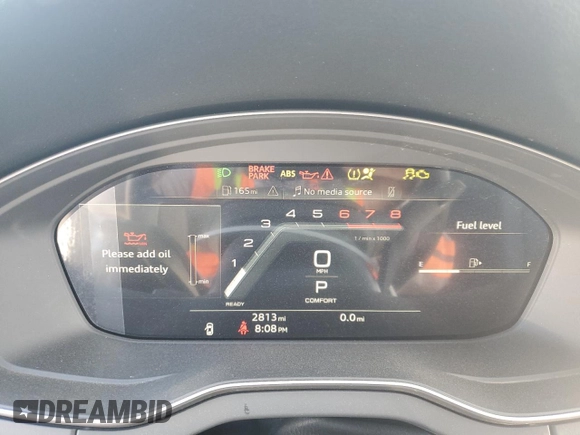 2024 Audi Q5 Premium Plus with VIN WA1BBAFY9R2063776, listed as a Copart auction lot 61252035 with 2,813 mi miles and Salvage title. Bid and sale history available at DreamBid. Image 9.