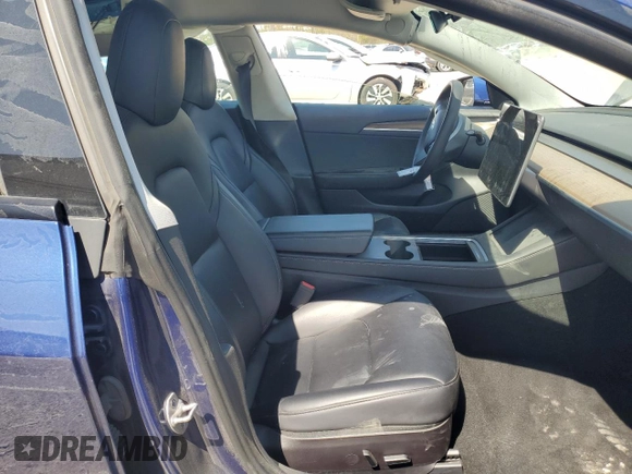 2022 Tesla Model 3 with VIN 5YJ3E1EA1NF370825, listed as a Copart auction lot 51017325 with 95,978 mi miles and Salvage Title. Bid and sale history available at carsss.com. Image 7.