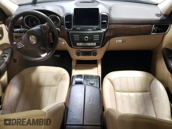 2017 Mercedes-Benz GLS 450 with VIN 4JGDF6EE3HA971843, listed as a Copart auction lot 71061374 with 96,225 mi miles and Salvage Title. Bid and sale history available at DreamBid. Image 8.