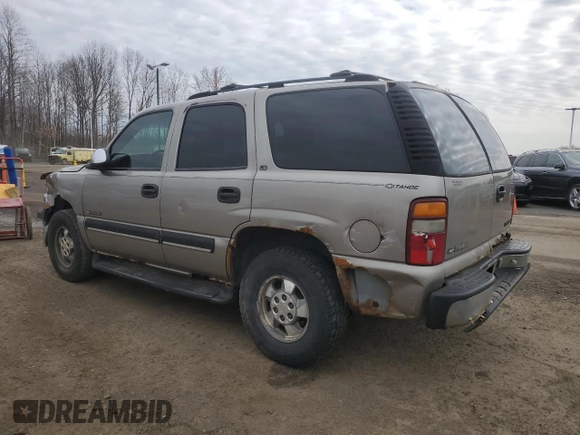 2002 Chevrolet Tahoe LT z VIN 1GNEK13Z02J103049, wystawiony jako Copart lot #52364765 z przebiegiem 216 289 mil mil oraz Szkoda całkowita • Salvage title. Historia ofert i sprzedaży dostępna na DreamBid. Obrazek 2.