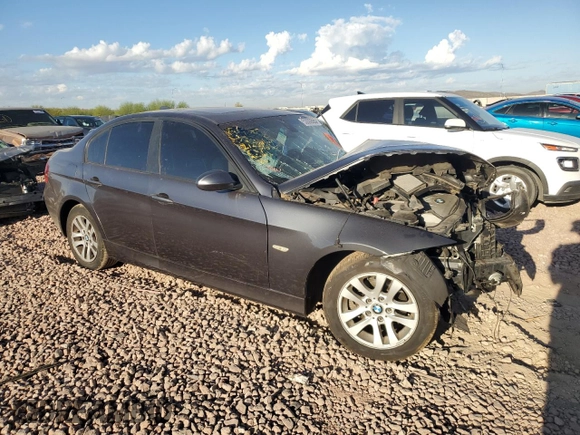 2006 BMW 3 Series 325i with VIN WBAVB13596PT07676, listed as a Copart auction lot 53000865 with Not provided miles and Salvage title. Bid and sale history available at DreamBid. Image 4.